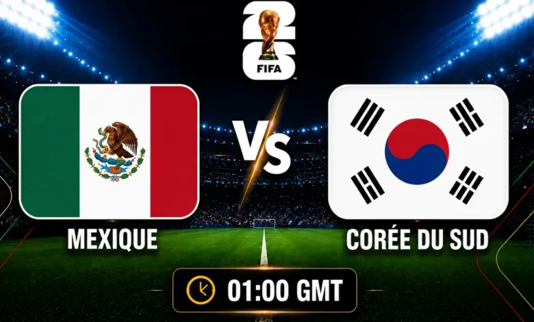 موعد مباراة المكسيك وكوريا الجنوبية والقنوات الناقلة والمعلق في كأس العالم 2026